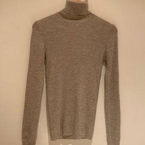 Muji Non-Itchy Wool Turtleneck Sweater